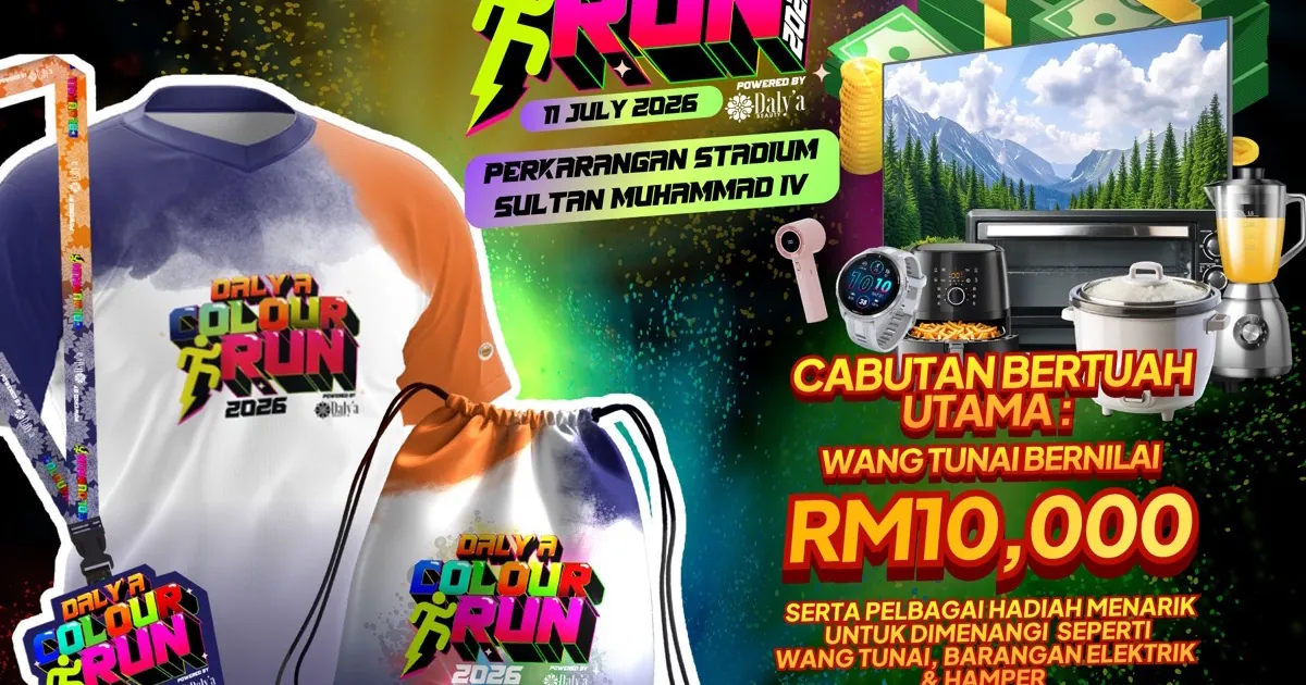 Poster Daly'a Colour Run 2026