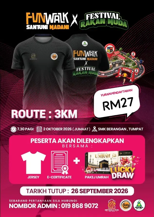 Poster FunWalk Santuni Madani
